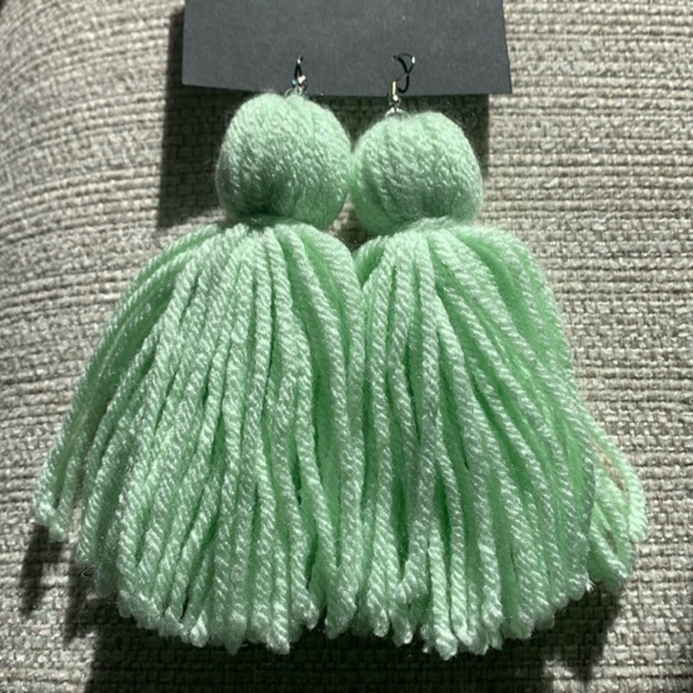 Tassel Yarn Earrings